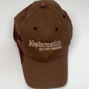 Nebraska sportsman bear graphics hat baseball cap